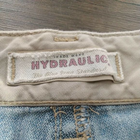 Hydraulic jeans Size 5/6 Jean Skirt Distressed skirt 90s Y2K... - Picture 5 of 10